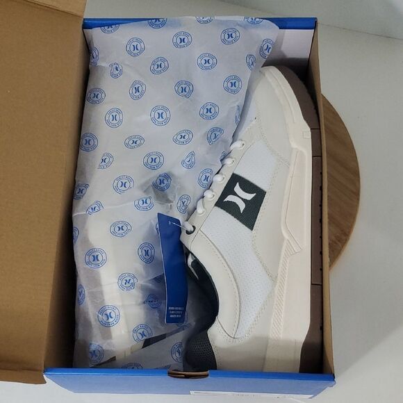 Hurley Milford White Green Gray Men's Basketball Shoes Size 12 NWT - Picture 11 of 12